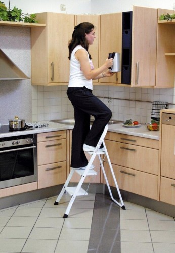 Складная подставка KRAUSE MONTO TOPPY 3 ступени, сталь 130754 - изображение 3