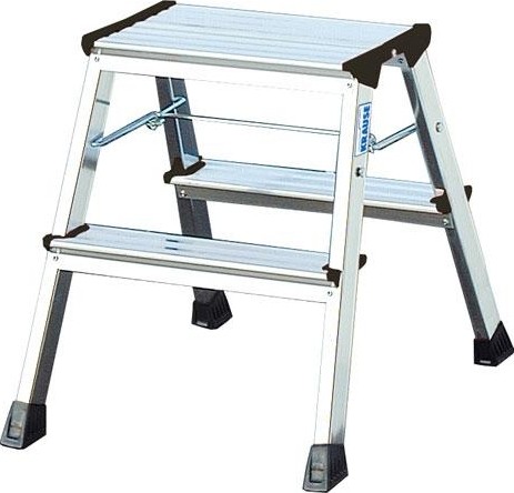 Складная подставка KRAUSE MONTO ROLLY 2х2 двухсторонняя, алюминиевая 130037