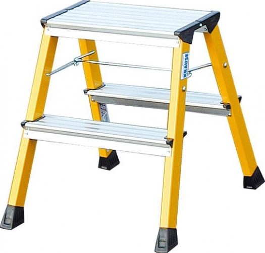 Складная подставка KRAUSE MONTO ROLLY 2х2 двухсторонняя, желтая 130044