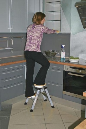 Складная подставка KRAUSE MONTO TREPPY 2х2 двухсторонняя 130013 - изображение 4