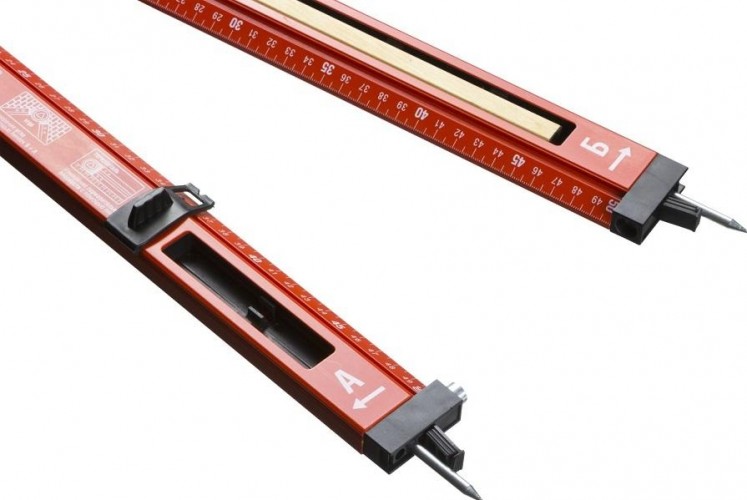 Складной угломер ЗУБР МАСТЕР 2 ампулы 500мм, 34740 34740 - изображение 4