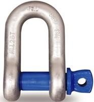 Скоба  19 мм грузоподъемная (3,25 т) прямой тип без гаек 00001754