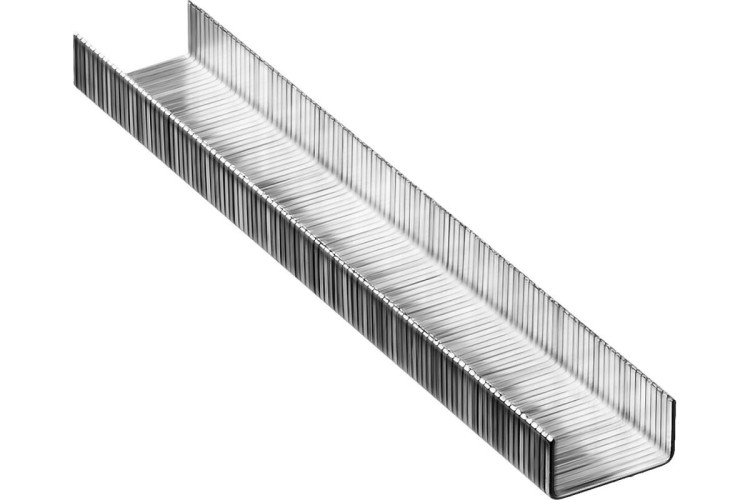 Скоба для степлера тонкая Mirax  8 мм тип 53, 1000 шт 3153-08