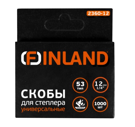 Скоба FINLAND 2360-12 для ручного степлера 53 тип (1000 шт.)