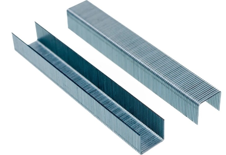 Скоба GROSS 41710 10 мм, для мебельного степлера, усиленные, тип 53 1000 шт. 41710