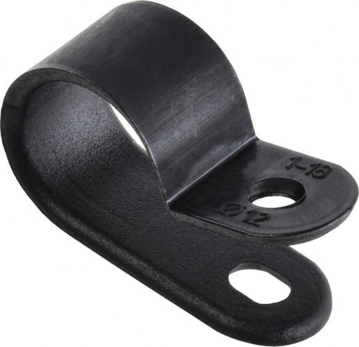 Скоба крепежная IEK 12мм нейлон черн. (уп. 50шт) USK11-12-050-K02