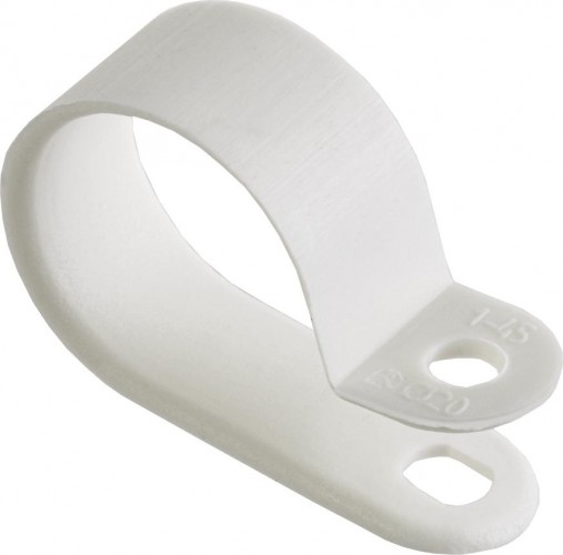 Скоба крепежная IEK 20мм нейлон бел. (уп. 50шт) USK11-20-050-K01