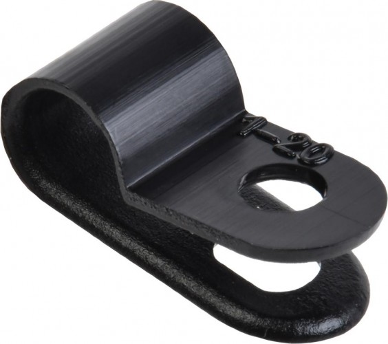 Скоба крепежная IEK 5мм нейлон черн. (уп. 50шт) USK11-05-050-K02