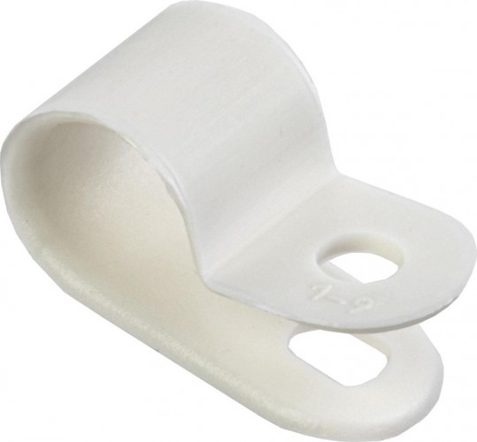 Скоба крепежная IEK 9мм нейлон бел. (уп. 50шт) USK11-09-050-K01