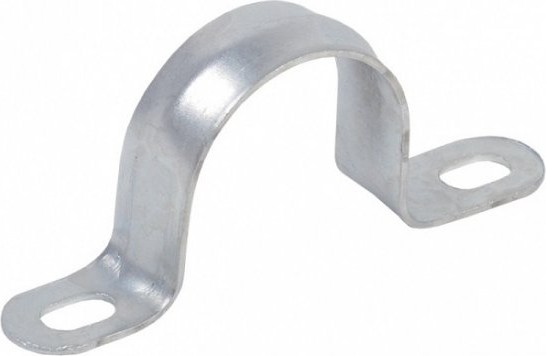 Скоба металлическая IEK ELASTA крепежная двухлапковая d21-22мм (уп.10 шт)  CMAT11-21-010