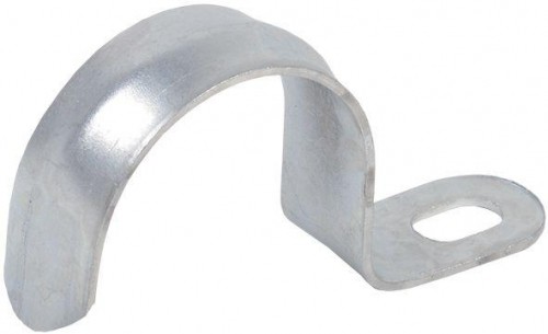 Скоба металлическая IEK ELASTA крепежная однолапковая d21-22мм  CMAT10-21-100