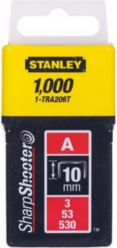 Скоба STANLEY 1-TRA206T для степлера "light duty" тип “a” (5/53/530) 10мм/