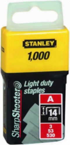 Скоба STANLEY 1-TRA209T для степлера "light duty" тип “a” (5/53/530) 14мм/