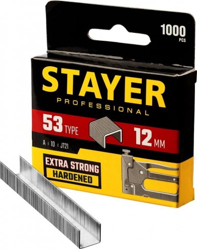 Скоба STAYER MASTER 12 мм для степлера тонкие тип 53, 1000 шт 3159-12_z02