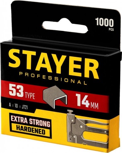 Скоба STAYER MASTER 14 мм для степлера тонкие тип 53, 1000 шт 3159-14_z02