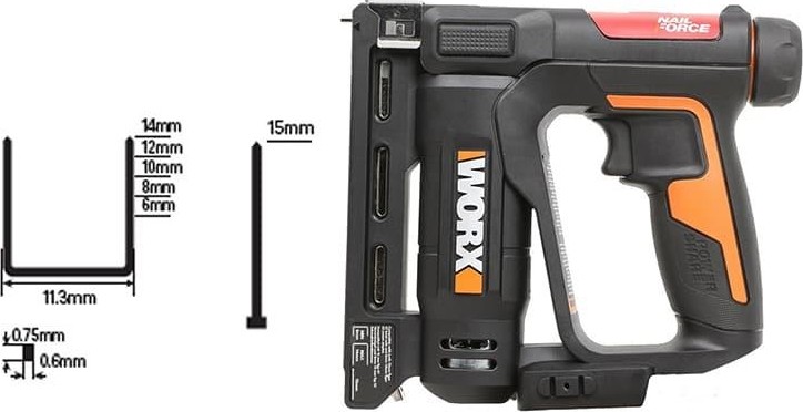 Скобозабиватель аккумуляторный Worx WX843 - изображение 5
