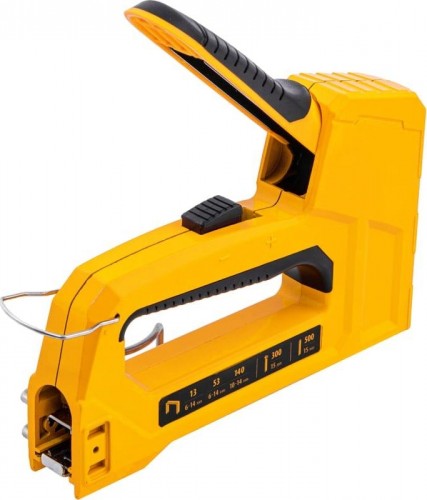 Скобозабиватель ручной Denzel тип 53 и 13, 6-14мм, тип 140, 10-14мм, тип 300, 15мм, тип 500, 15мм 40215 - изображение 4