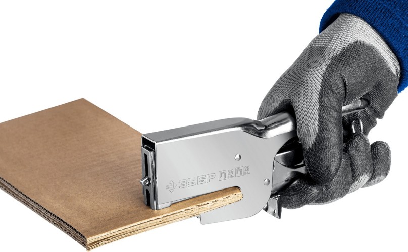 Скобозабиватель ручной для картона ЗУБР 31550_z01 - изображение 4