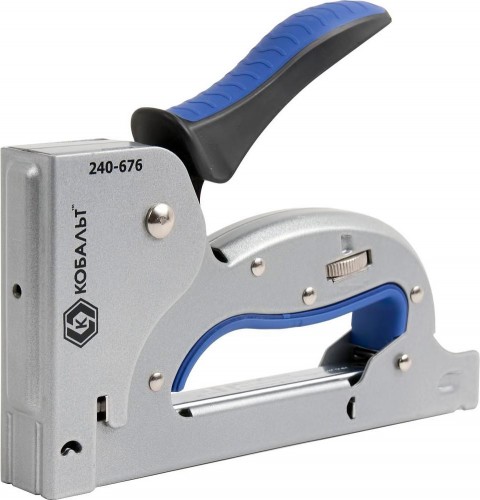 Скобозабиватель ручной Кобальт 240-676 механический 6-14 мм, тип 140, регулятор удара, ув - изображение 3