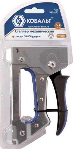 Скобозабиватель ручной Кобальт 919-433 механический 6-10 мм, тип 53 - изображение 3