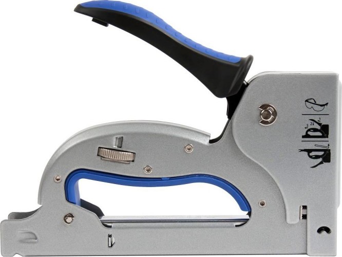 Скобозабиватель ручной Кобальт 240-676 механический 6-14 мм, тип 140, регулятор удара, ув - изображение 4