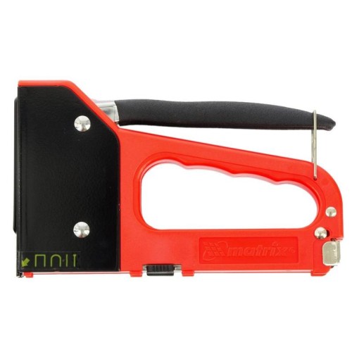 Скобозабиватель ручной MATRIX 6-14 мм степлер мебельный 4-функциональный пластиковый, ти 40905 - изображение 2