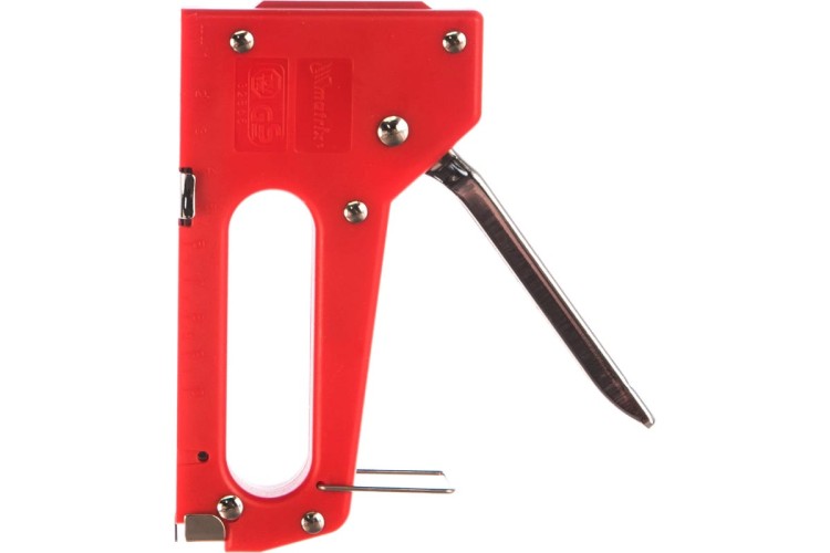 Скобозабиватель ручной MATRIX 4-8 мм степлер мебельный пластиковый, тип 53, 40907 - изображение 3