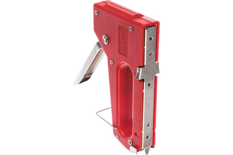 Скобозабиватель ручной MATRIX 4-8 мм степлер мебельный пластиковый, тип 53, 40907 - изображение 2