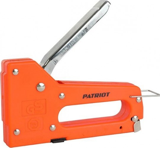 Скобозабиватель ручной PATRIOT SPQ-113, пластиковый корпус, скобы тип 53 (4-8мм), 100 скоб в комплекте 350007504