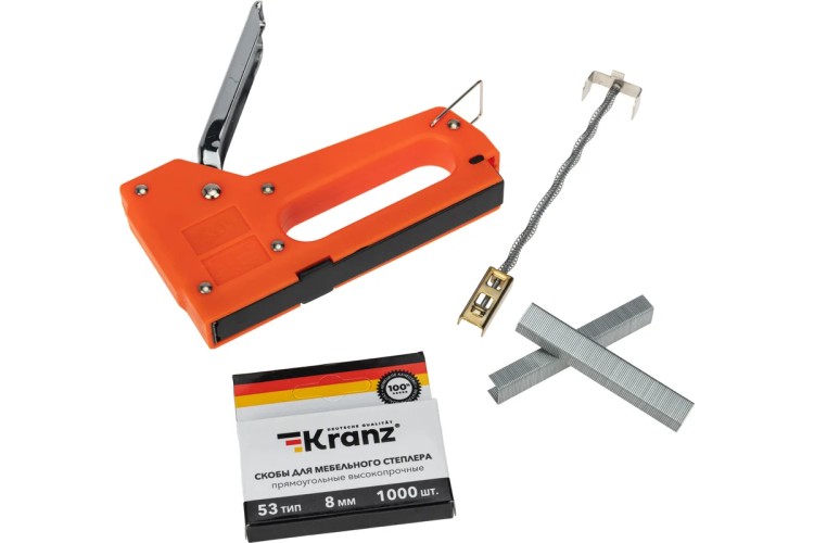 Скобозабиватель ручной REXANT 12-5401-9 + 2000 шт. 8мм (тип 53)