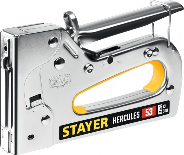 Скобозабиватель ручной STAYER HERCULES-53 рессорный тип 53(4-14мм)/13/300 31519 - изображение 2