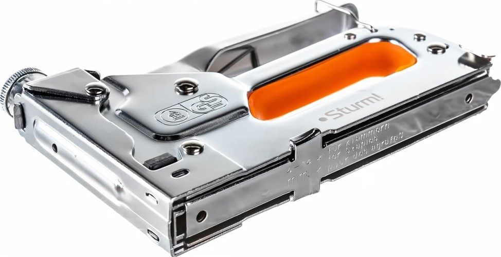 Скобозабиватель ручной Sturm 1071-01-06 регулируемый, со скобами (53) 200шт. - изображение 3