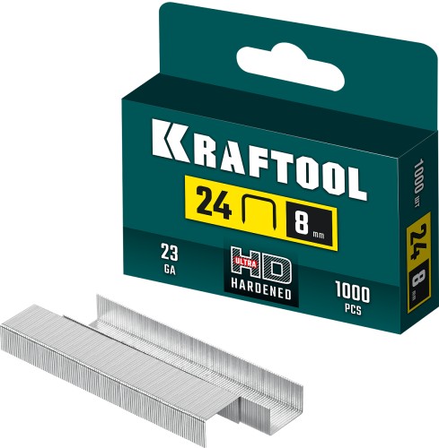 Скобы KRAFTOOL 31724-08 для плайера, 1000 шт.