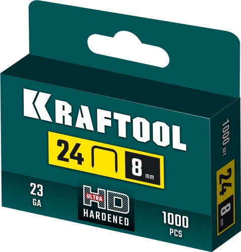 Скобы KRAFTOOL 31724-08 для плайера, 1000 шт. - изображение 3