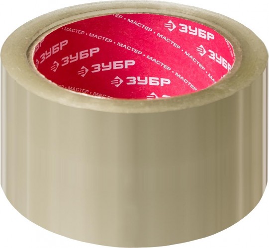 Скотч ЗУБР МАСТЕР клейкая лента, прозрачная, 48ммх60м 12031-50