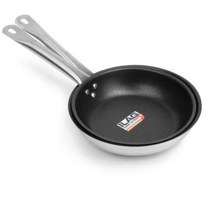 СКОВОРОДА d=260/50 нерж антиприг. покрытие, тройное дно, ИНДУКЦИЯ, LUXSTAHL[C24131] - изображение 2