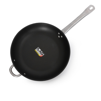 СКОВОРОДА d=400/50 нерж антиприг. покрытие, тройное дно, ИНДУКЦИЯ, LUXSTAHL[C24131] - изображение 2