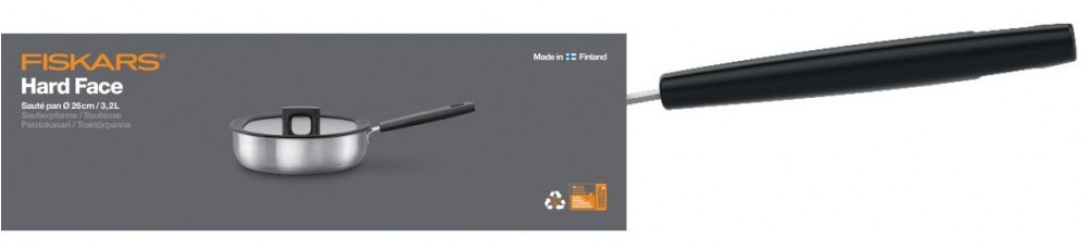 Сковорода FISKARS 1052248 с крышкой, 26 см - изображение 3