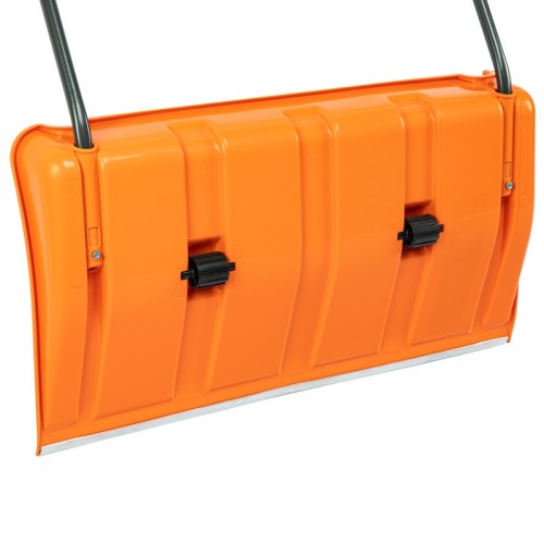 Скребок для снега СИБРТЕХ 61669 пластиковый, стальная рукоятка, усиленный - изображение 4