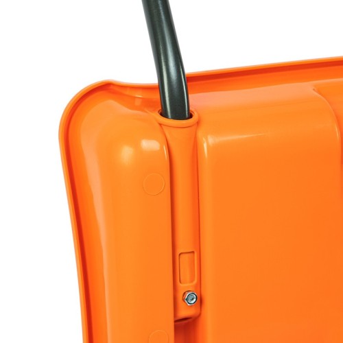 Скребок для снега СИБРТЕХ 61669 пластиковый, стальная рукоятка, усиленный - изображение 5