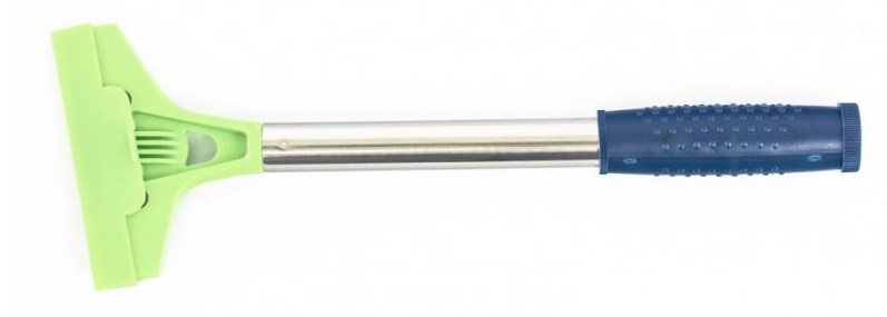 Скребок СИБРТЕХ 100 мм фиксированное лезвие 100мм, металлич. обрезиненная 79541