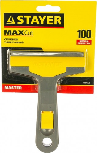 Скребок STAYER MASTER универсальный, пластмассовый корпус, 100мм 08515_z02