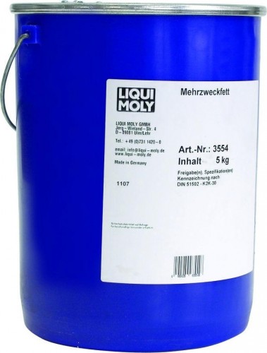 Смазка для карданных крестовин и подшипников LIQUI MOLY Mehrzweckfett 5 л 3554 3554