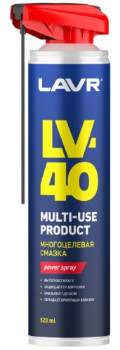Смазка многоцелевая LAVR LV-40 520 мл Ln1453