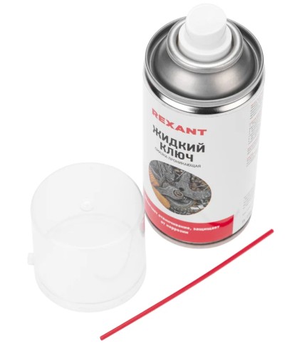 Смазка проникающая REXANT "Жидкий ключ" 210 мл, аэрозоль 85-0009 - изображение 2