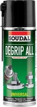 Смазка проникающая SOUDAL Degrip All 0,4 л разблокировочная 134156