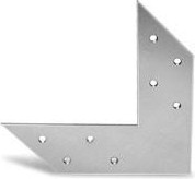 Соединитель  175 х 175 х 35 угловой 00000001117