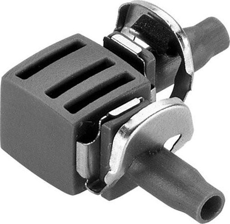 Соединитель GARDENA L-образный  4,6 мм (3/16”) (10 шт. в блистере) 08381-29.000.00 08381-29.000.00