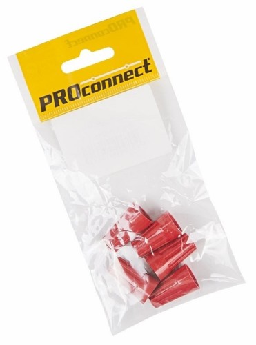 Соединитель проводов Proconnect СИЗ-5 изолирующий (4,0-13,5 мм²), красный, (5шт.)  07-5215-5-9