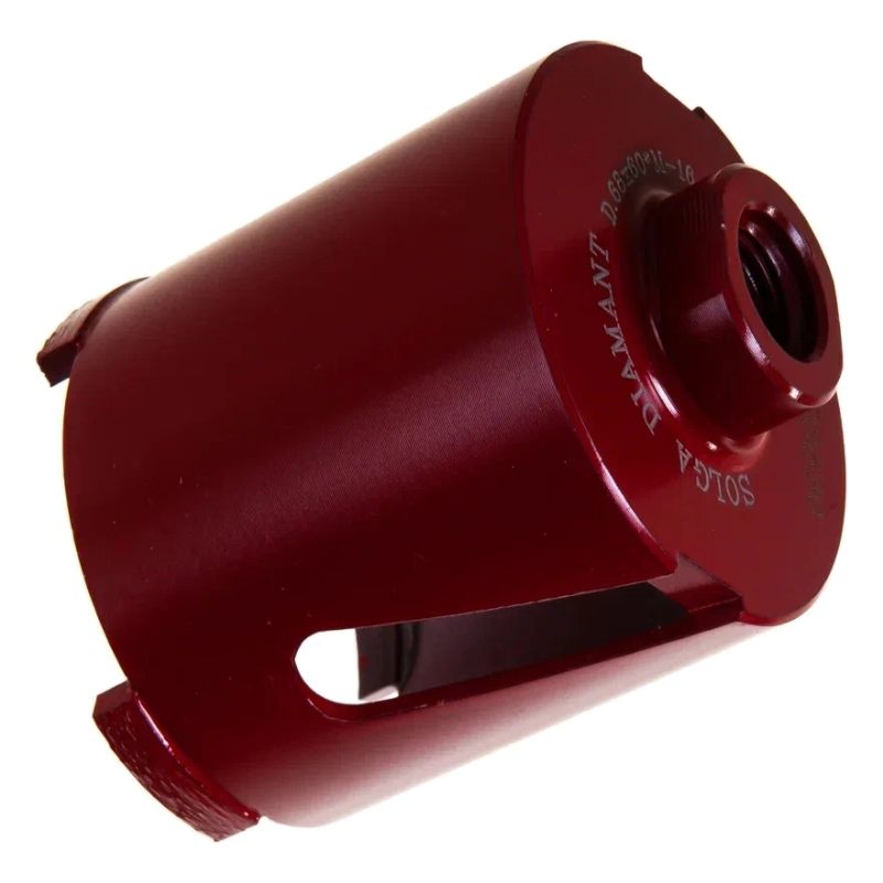 Алмазная коронка для подрозетников по бетону Solga Diamant М16 68/60 мм - изображение 2